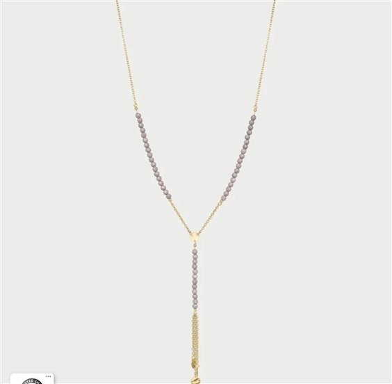 Collana Rue des Mille Donna Gipsy Chic in Argento Zircone GR-031 M3 AU - GR-031 M3 AU